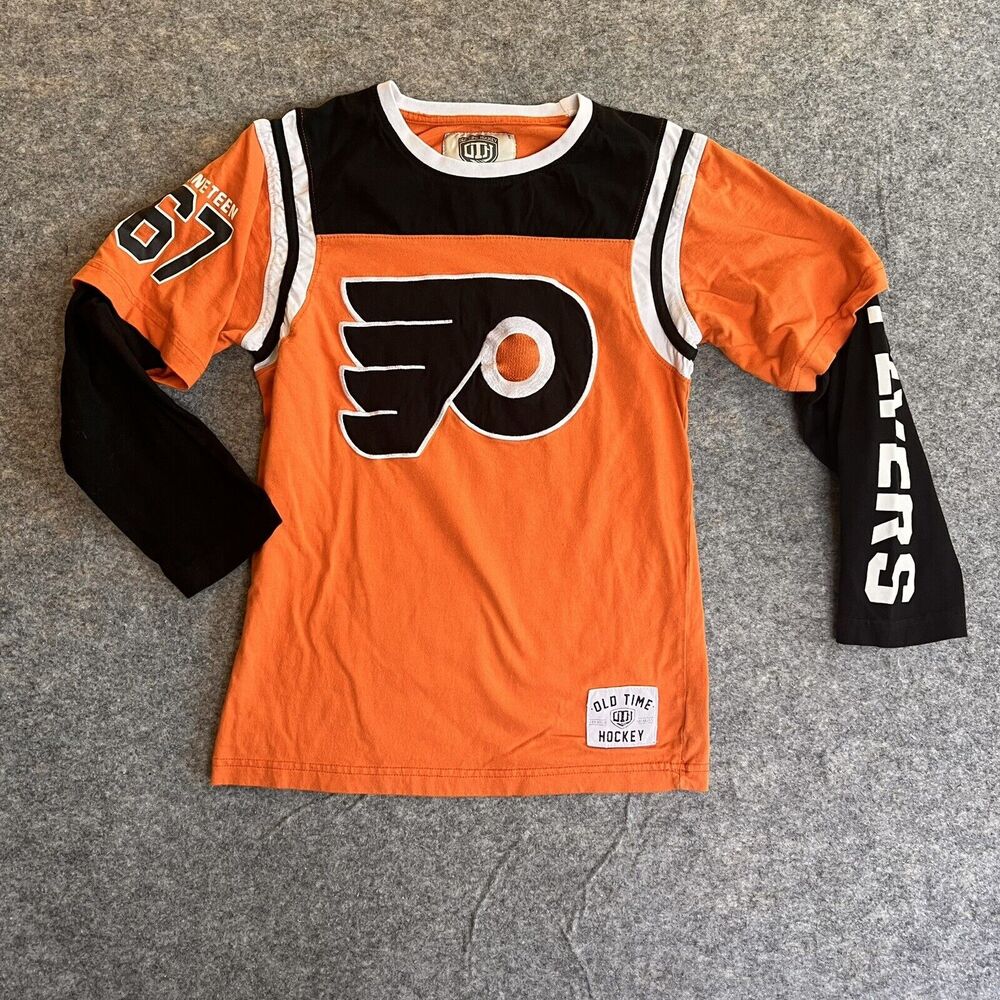 Old Time Hockey‎ Flyers Cotton Jersey Youth Large NHL